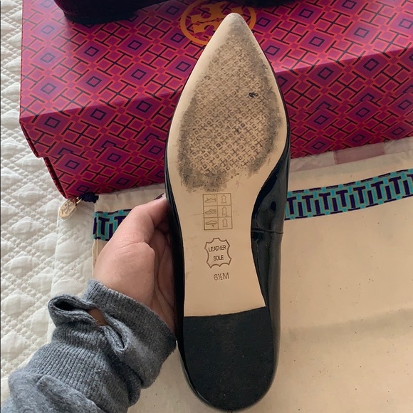 Tory Burch black flats size 6.5 - Picture 4 of 5